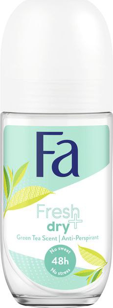 Дезодорант роликовий Fa Natural&Pure Зелений чай скло 50мл 